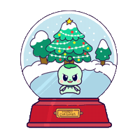 Christmas Tree Love Sticker