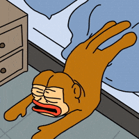 Sad Wake Up GIF by Ponke