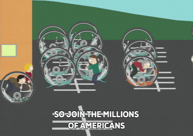 rolling balls talking GIF by South Park 
