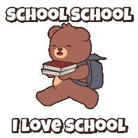 Back To School Summer Sticker by BEARISH