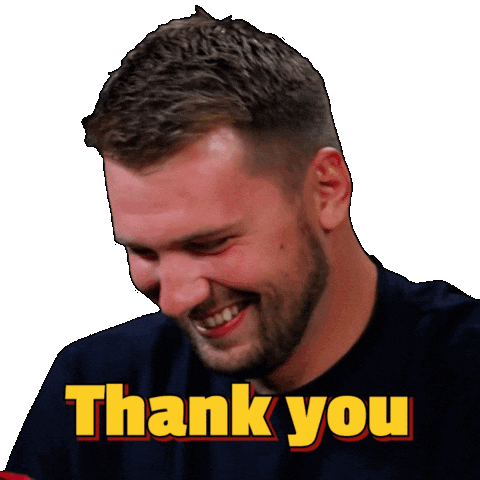 Los Angeles Lakers Thank You Sticker by First We Feast