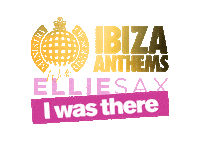 CoalitionPresents mos ministry of sound i was there ellie sax Sticker
