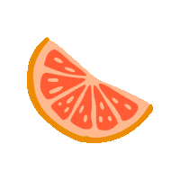 BrunchBuddy fruit citrus grapefruit grape fruit Sticker