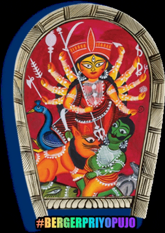 Durga Puja Navratri GIF by Berger Paints India