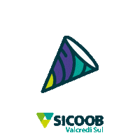 Celebrating Sticker by Sicoob SC/RS