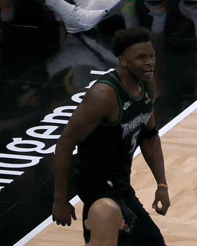 Nba Yell GIF by Minnesota Timberwolves