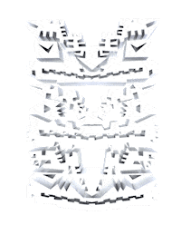 face rocking STICKER by Miron