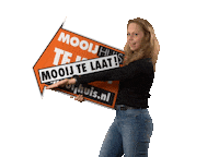 Mooijhuismakelaardij feest verkocht gefeliciteerd makelaardij Sticker