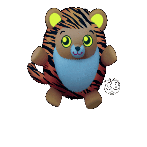 Tiger Toy Sticker by Dream Beams World