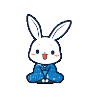 Bunny あけましておめでとう Sticker by BEAUTY GARAGE