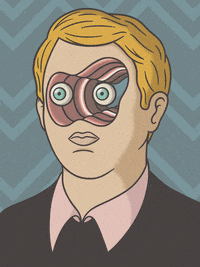 Look Staring GIF by louis16art