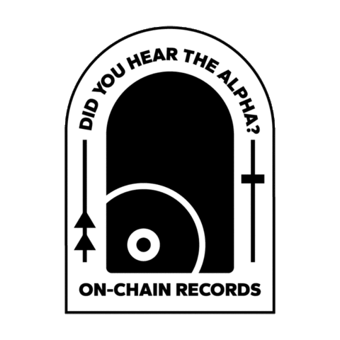 OnChainRecords music digital web3 alpha Sticker