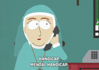 phone nun GIF by South Park 