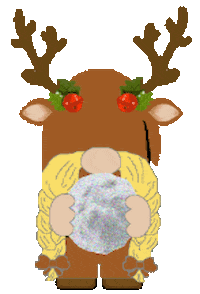 Christmas Santas Reindeer Sticker