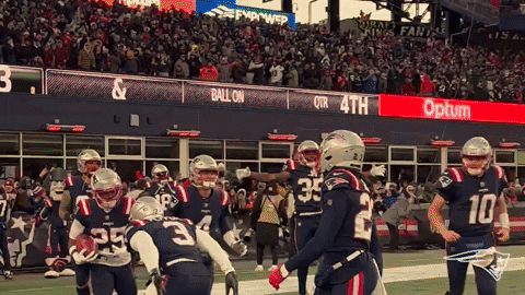 Walk-Off Football GIF by New England Patriots