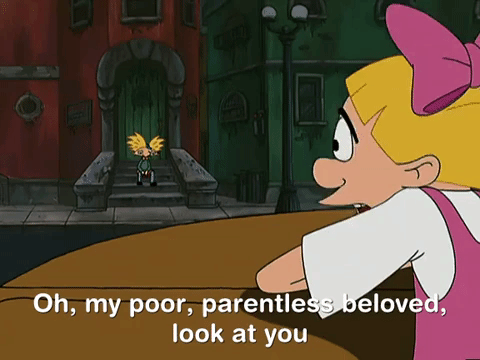 hey arnold nicksplat GIF