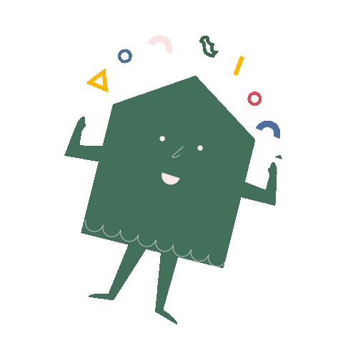 Casa Verde House Sticker by peganimias