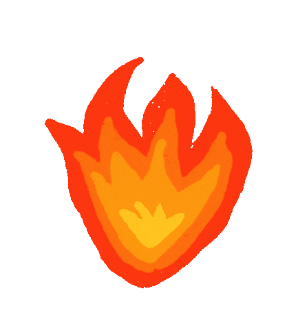 talleresacolor hot fire hell fuego Sticker