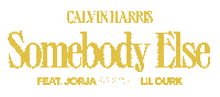 Calvin Harris Somebody Else Sticker by Columbia Records