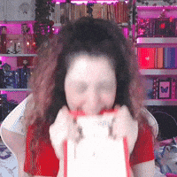 NathyTaLendo streamer livro brava ler GIF