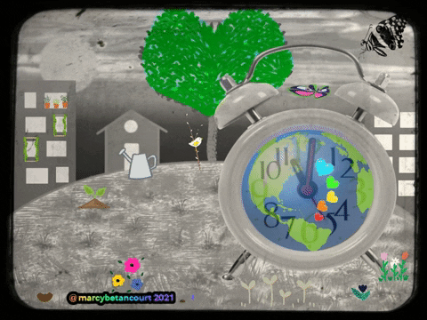 MarcyJ giphygifmaker giphyattribution verde mundo GIF