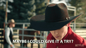 Taking A Chance GIF by NETFLIX