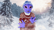 Winter Ice GIF by GIPHY Studios 2021