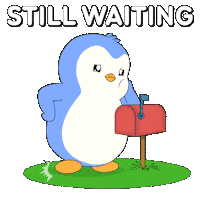 Bored Hurry Up Sticker by Pudgy Penguins