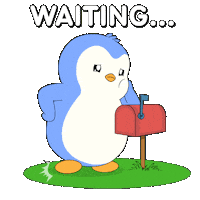 Bored Hurry Up Sticker by Pudgy Penguins