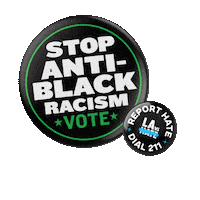 Black Lives Matter Unity Sticker by LA vs. Hate