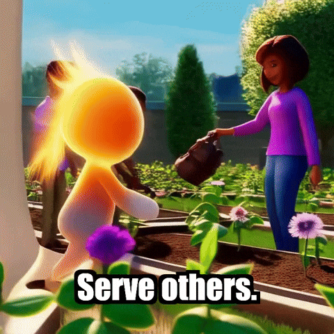 Giving Unconditional Love GIF by Bloomscroll