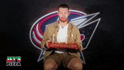 Birthday Pizza GIF by Columbus Blue Jackets