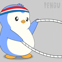 Workout Working Out GIF by Pudgy Penguins