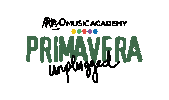 Arte2o logo primavera unplugged musicacademy Sticker