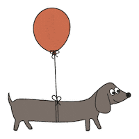 Dog Party Sticker by House of Products