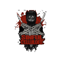 Horror Skeleton Sticker by Sinfulcelluloid