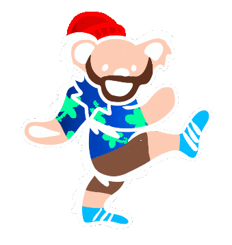 Grateful Dead Dancing Sticker by mackelangelo