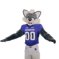 Willie The Wildcat Sticker by Northwestern Alumni Association