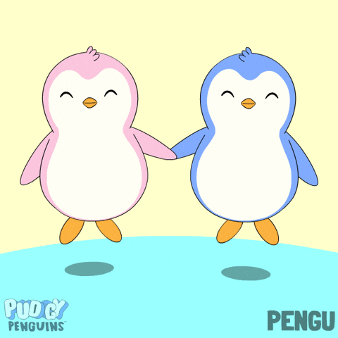 Happy Lets Go GIF by Pudgy Penguins