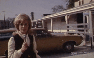 The late Jessica Savitch reports in Houston, 1973