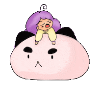 Sleepy Girl Sticker