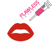 Flawlesscosmetic love nurse aesthetics needle Sticker