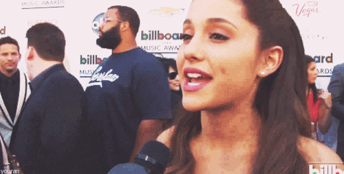 ariana grande hunt GIF