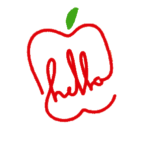 helloredapple giphyupload hello apple redapple Sticker