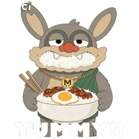 Hungry Feed Me Sticker