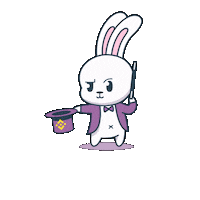 rewardsbunny rewardsbunny rbunny rewards bunny rbunny to the moon Sticker