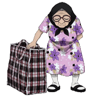 Cross Baba Sticker