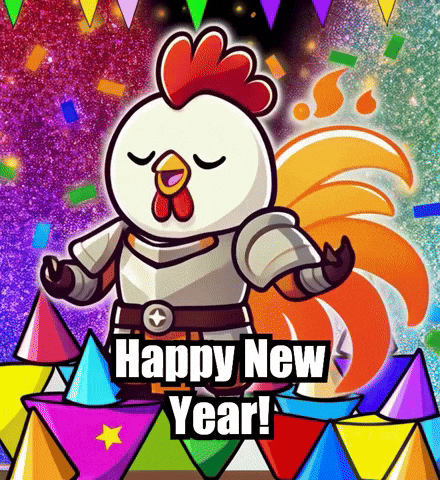 Happy New Year Party GIF by Zorooster