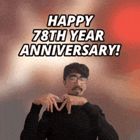 78 Year Anniversary GIF
