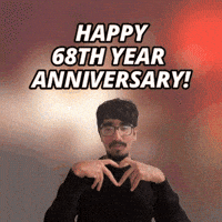 68Th Anniversary GIF